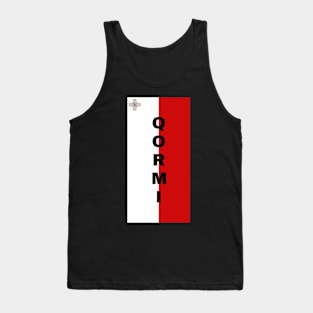 Qormi City in Malta Flag Vertical Tank Top